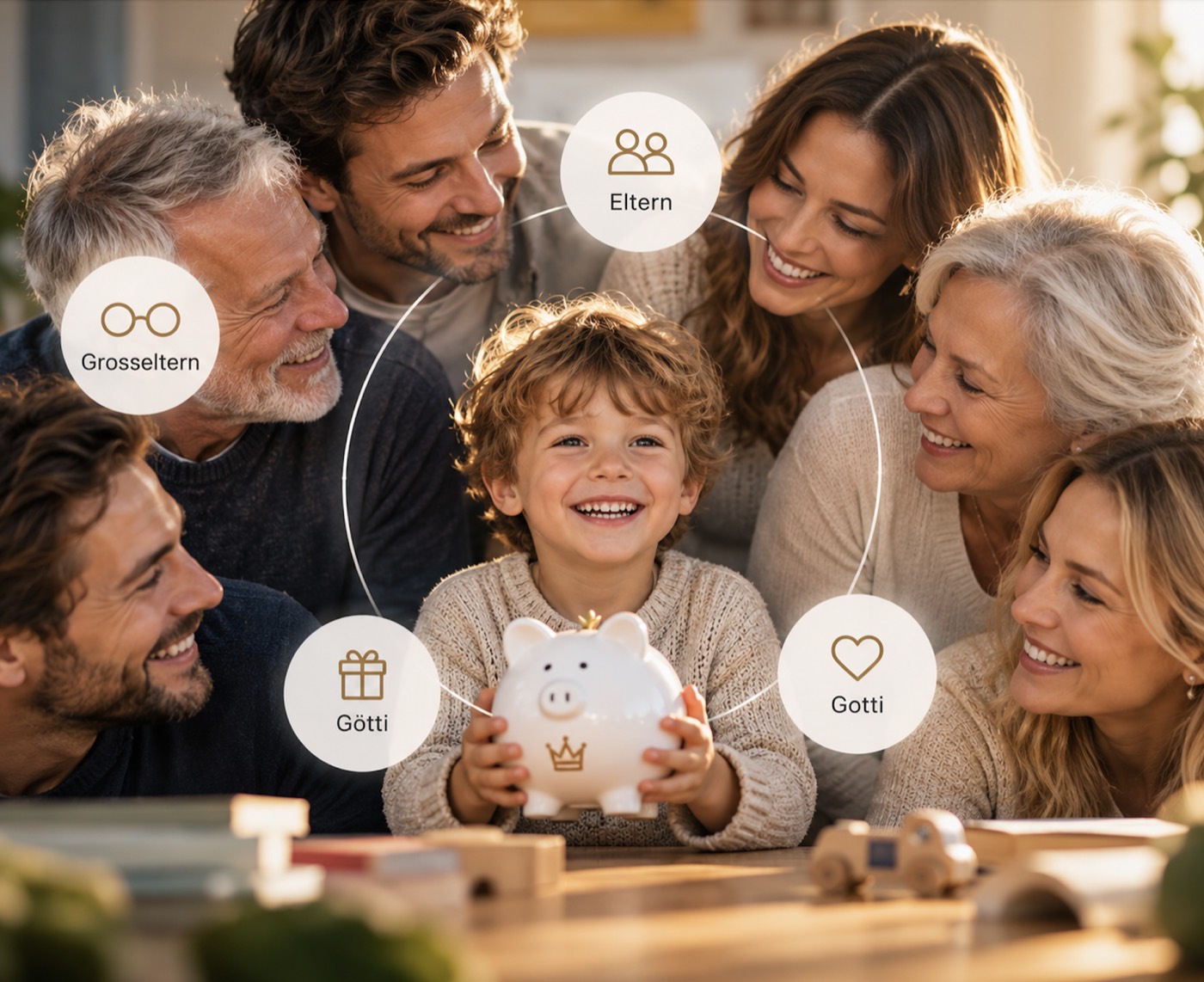 Drei Generationen rund um die CLANQ App